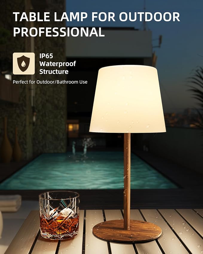 EZVALO Spa-Like Shower Lamp – IP65 Waterproof Bathroom Lamp, Rechargeable - Image 5