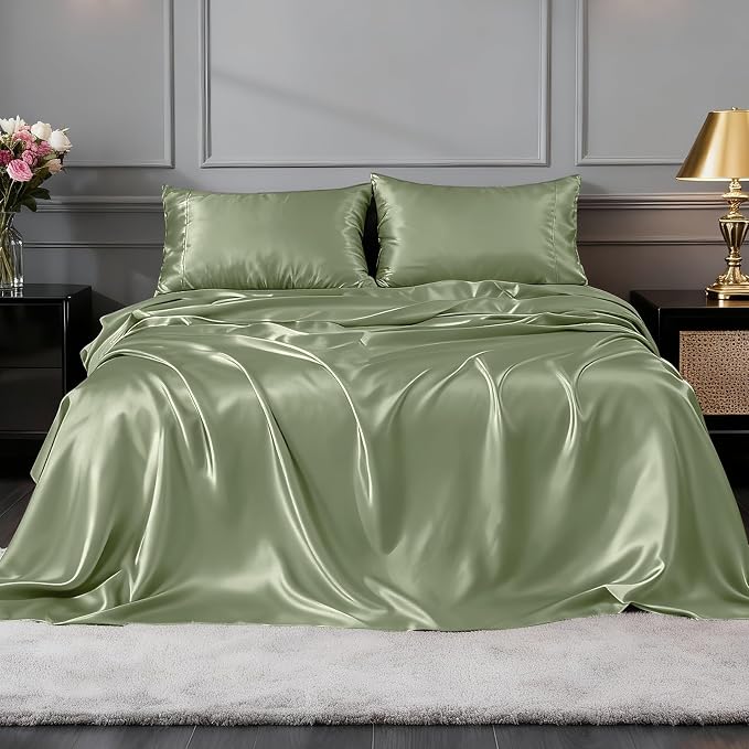 FreshCulture Satin Sheets King Size - Image 2