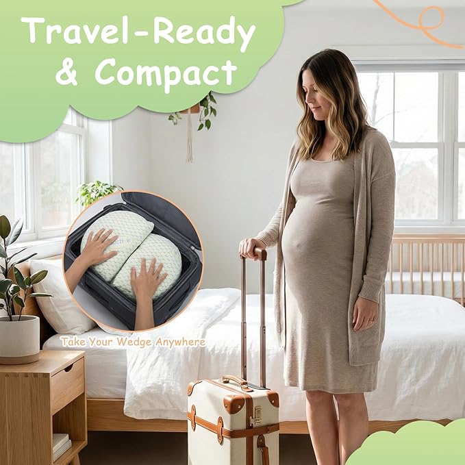 Pregnancy Pillows for Sleeping, Pregnancy Wedge Pillow for Side Sleeping - Image 5