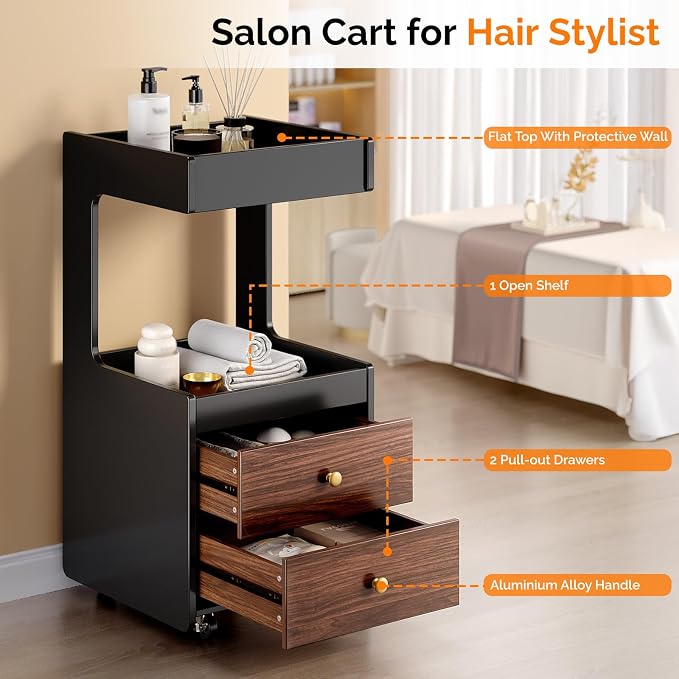 Salon Trolley Cart, Esthetician Cart - Image 8