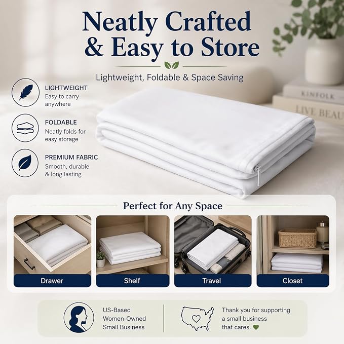 evoLive 100% Rayon Derived from Bamboo Cooling Breathable Body Pillow - Image 9