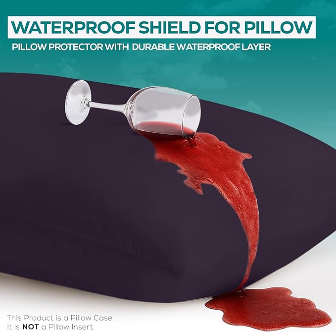 Utopia Bedding Premium 100% Waterproof Pillow Protectors - Image 3