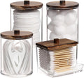 Tbestmax 4 Pack Qtip Holder Bathroom Container, 10/7oz Cotton Ball/Swabs by Tbestmax
