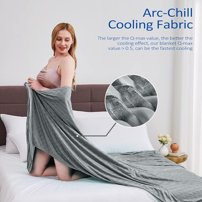 Topcee Cooling Blanket, Summer Cooling Blankets - Image 3