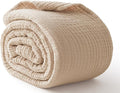 100% Cotton Muslin Blanket 50" x 60", Breathable and Lightweight Cotton Throw by Kozyhvn