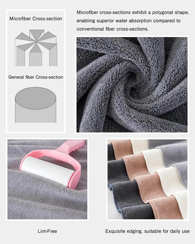 sakano Quick-Drying Microfiber Towel Set - Image 4