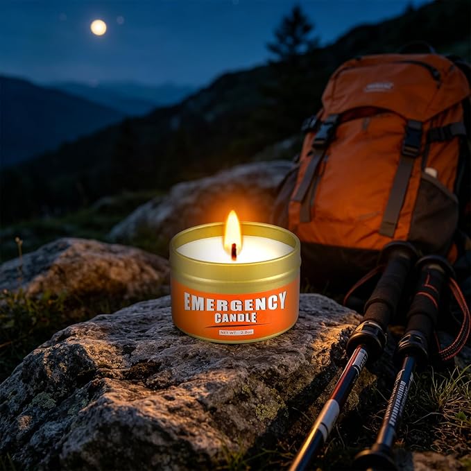 24+Hour Candle Set 24 Pack 2.8oz, Emergency Candles - Image 9