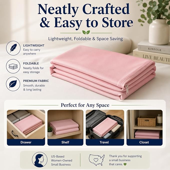 evoLive 100% Rayon Derived from Bamboo Cooling Breathable Body Pillow - Image 9