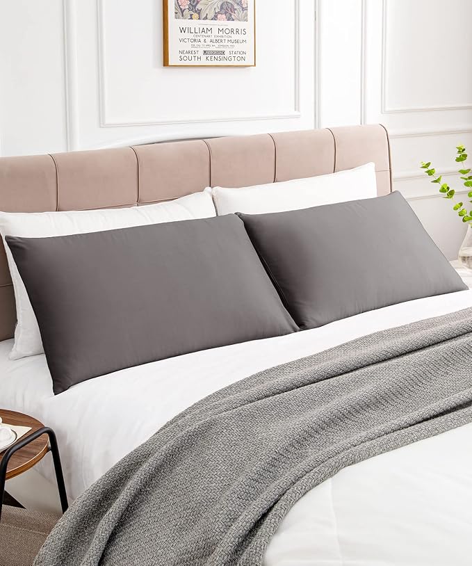 Warmstar Cotton Pillow Cases Standard Size Set of 2, 600 Thread Count - Image 2