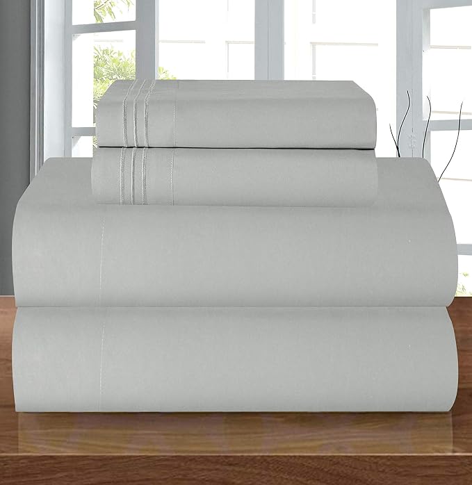 Elegant Comfort Luxury 1500 Premium Hotel Quality Microfiber 5-Piece Sheet Set by ELEGANTCOMFORT