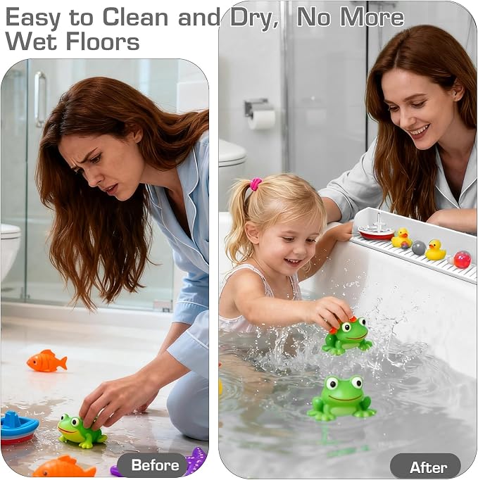 31.5" Bathtub Splash Guard for Kids & Toddlers - Image 5