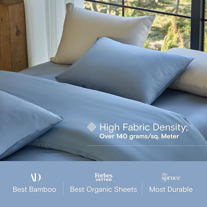 DOZ Sheet Set, 100% Viscose derived from Bamboo, Organically Grown, Buttery Soft - Image 4