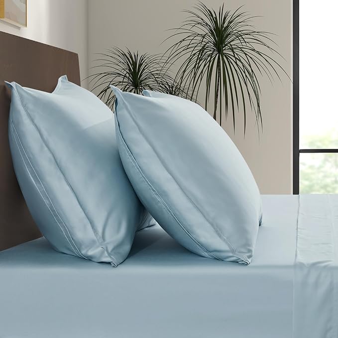 Luxury Bamboo Market | Queen Envelope Pillowcase Set | 100% Viscose Made from by LuxuryBambooMarket