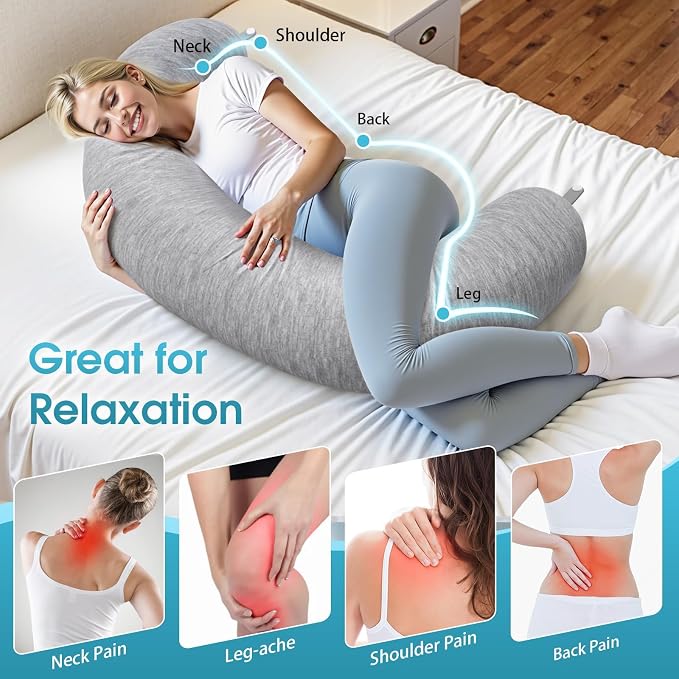 TranquilRelax C Shaped Body Pillow - Image 6