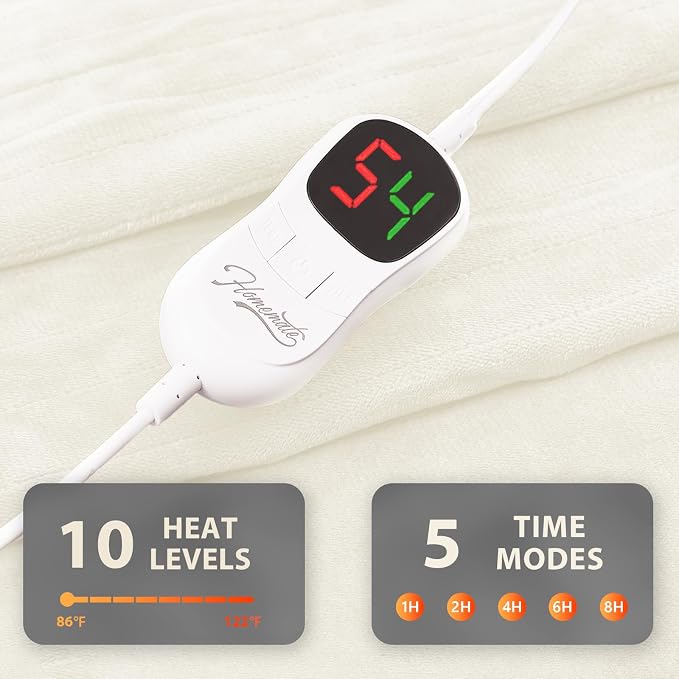 Homemate Heated Blanket Electric Throw - Image 4