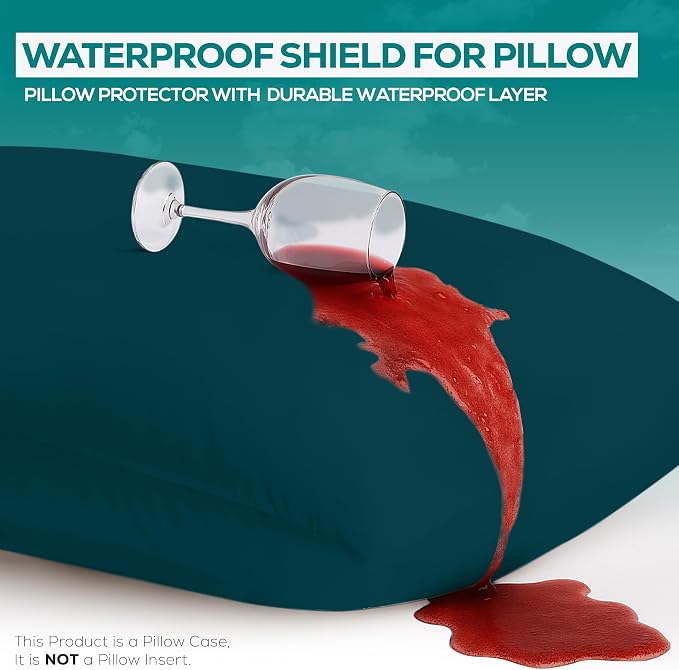 Utopia Bedding Premium 100% Waterproof Pillow Protectors - Image 3