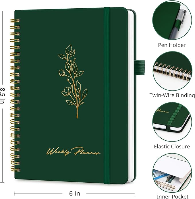 Undated Weekly Planner, Weekly To Do List Notebook - Image 3