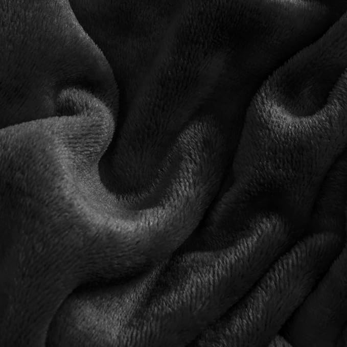 BEDELITE Flannel Sheets King Size Black - Image 5