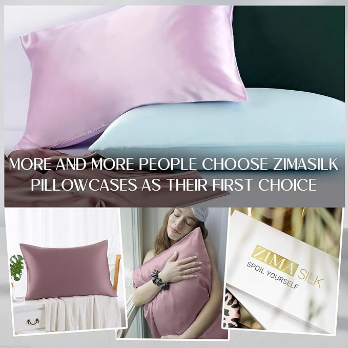 ZIMASILK 100% Pure Mulberry Silk Pillowcase - Image 6