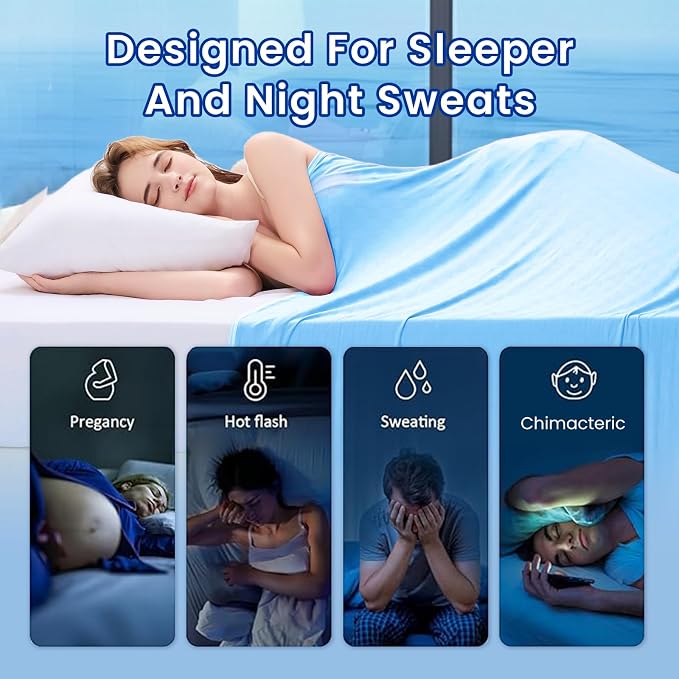 Topcee Cooling Blanket Throw- 50"x60" Summer Cooling Throw Blanket - Image 4