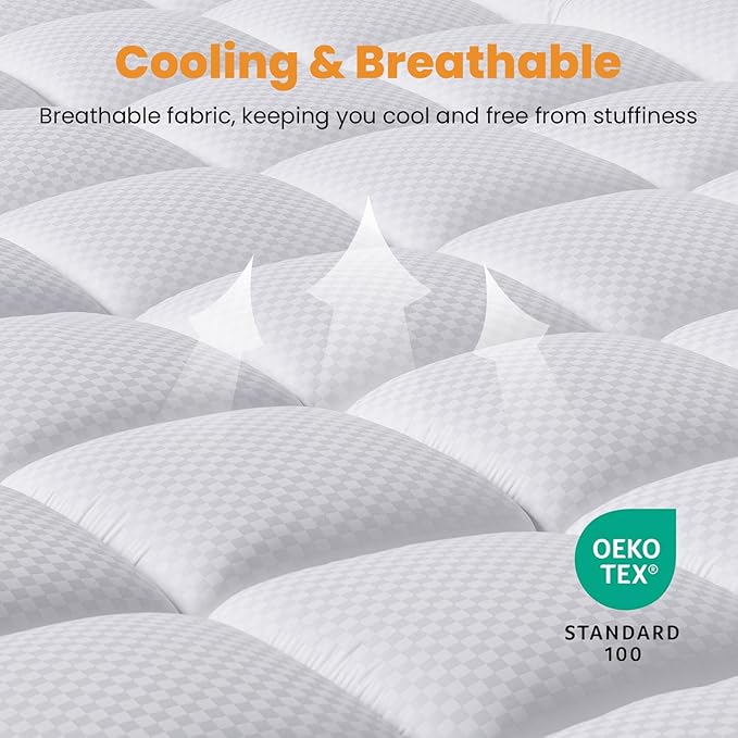 MATBEBY Full XL Mattress Pad - Image 2