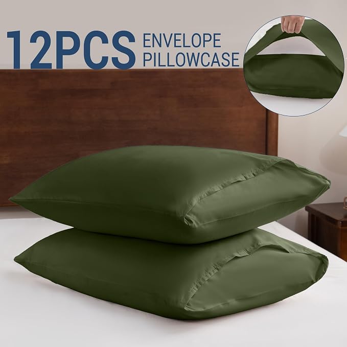 Pillowcases King 12 Pack, 20x36 Pillow Cases - Image 5