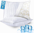 Cooling Pillows Queen Size Set of 2, Shredded Memory Foam Pillows, Adjustable by Seyfote