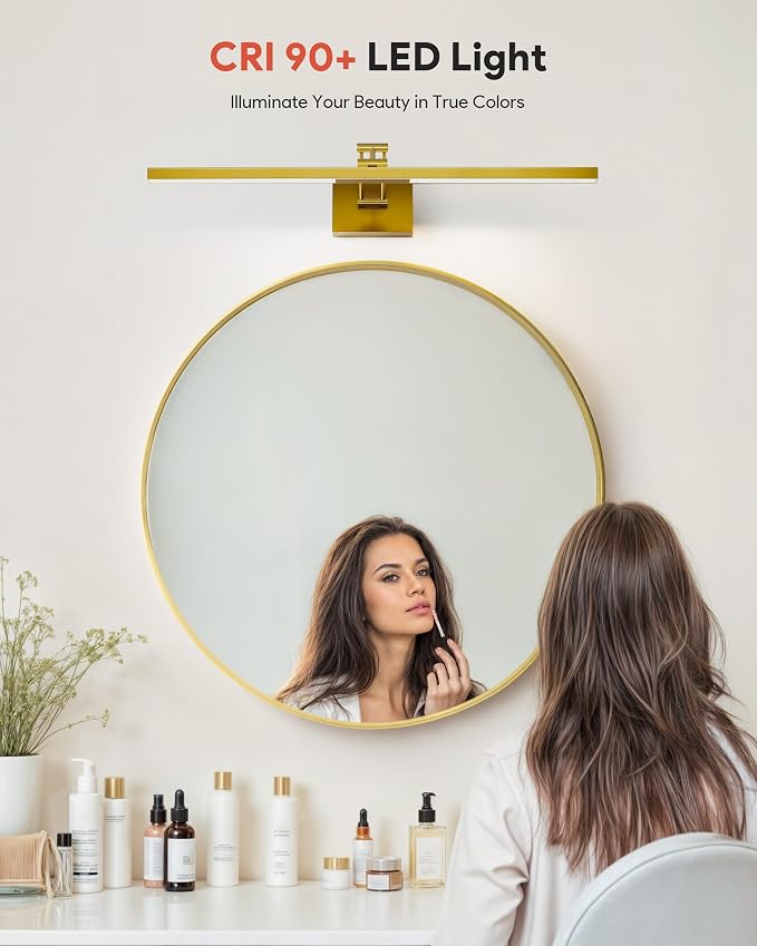 VONLUCE 30" LED Bathroom Vanity Light, 3CCT Modern LED Vanity Lights - Image 5