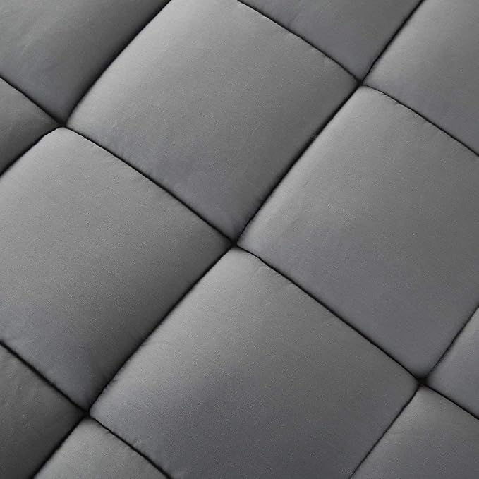 LEISURE TOWN Cotton Mattress Pad King Size Fitted Quilted Mattress Cover Pillow - Image 5