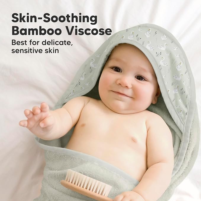 KeaBabies Hooded Baby Towel for Newborn - Image 3
