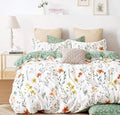 SLEEPBELLA Duvet Cover Queen, 600 Thread Count Cotton 3pcs Bedding Set Yellow by SLEEPBELLA