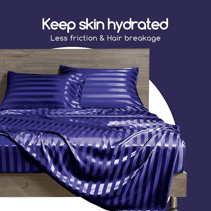 MR&HM Satin Pillowcase for Hair and Skin, Silk Satin Pillowcase 2 Pack - Image 5