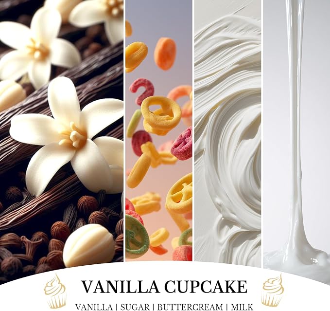 Vanilla Cupcake Candles, Vanilla Cupcake Scented Candle, Mother's Day Candle - Image 2