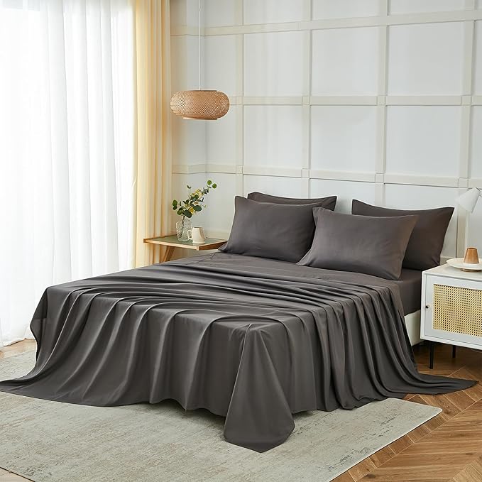 ILAVANDE King Size Sheets Set 6 Piece, Hotel Luxury Super Soft 1800 Series - Image 6