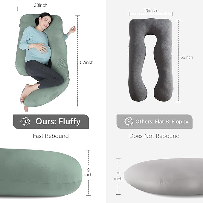 MOON PARK Pregnancy Pillows for Sleeping - Image 7