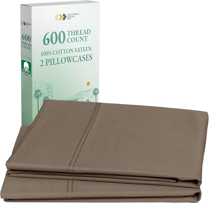 California Design Den Luxuriously Soft Premium 600 Thread Count, 100% Cotton by CaliforniaDesignDen