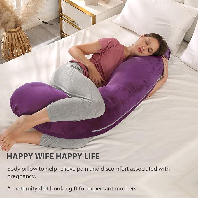 BATTOP Pregnancy Pillows for Sleeping, Maternity Body Pillow - Image 6