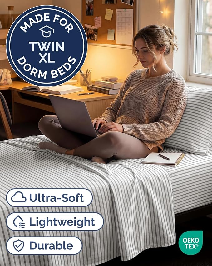 Twin XL Size 3 Piece Sheet Set - Image 2