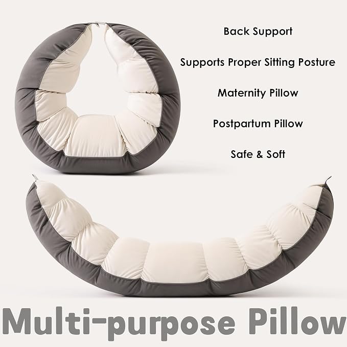 Peallow – Long Round Body Pillow - Image 6