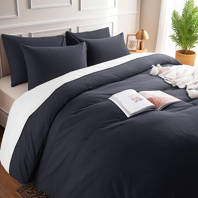 NEXHOME PRO Queen Duvet Cover Set – 100% Certified Organic Cotton - Image 4