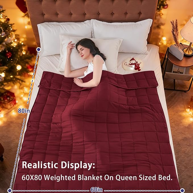 yescool Weighted Blanket for Adults Cooling Heavy Blanket for Sleeping Perfect - Image 2