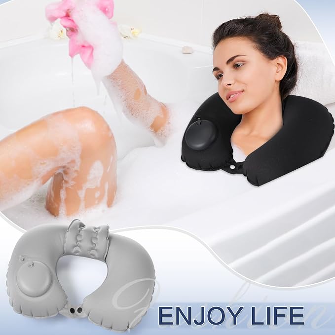 Colingmill 2 Pcs Inflatable Bath Pillows - Image 4
