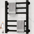 ENZE Smart Heated Towel Rack, 6-Bar Wall-Mounted Electric Towel Warmer 150W by ENZESMART