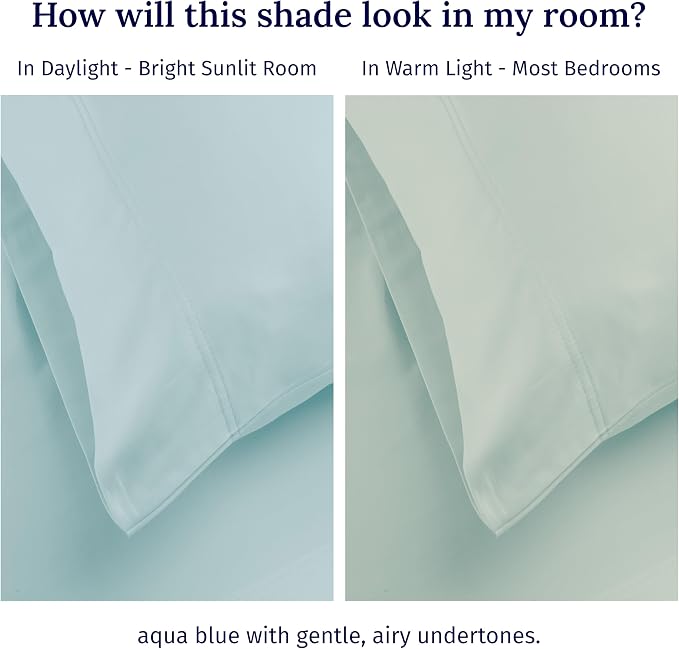 CALIFORNIA DESIGN DEN Luxuriously Soft Hotel Quality 600 Thread Count, 100% - Image 5