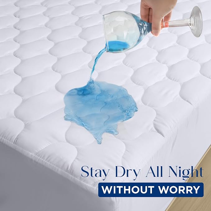 Utopia Bedding 2 Pack Waterproof Mattress Protector, Queen Mattress Pad - Image 7