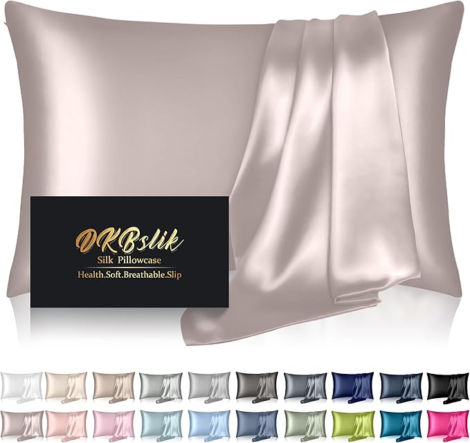 Mulberry Silk Pillow Cases Queen Size, Silk Pillowcase by HOME