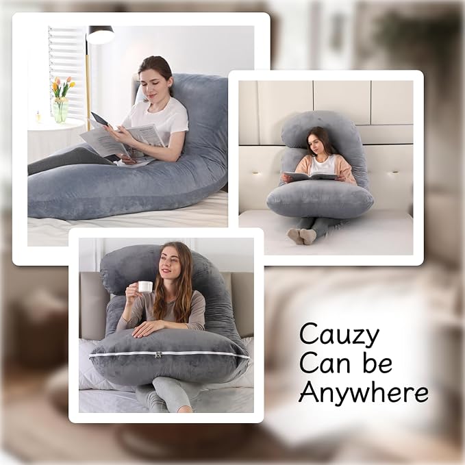 ALLOPERA Pregnancy Pillow, Full Body Maternity Pillow 57 inch, - Image 7