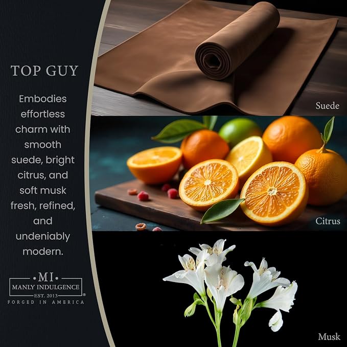 Manly Indulgence Top Guy Scented Candles - Image 2