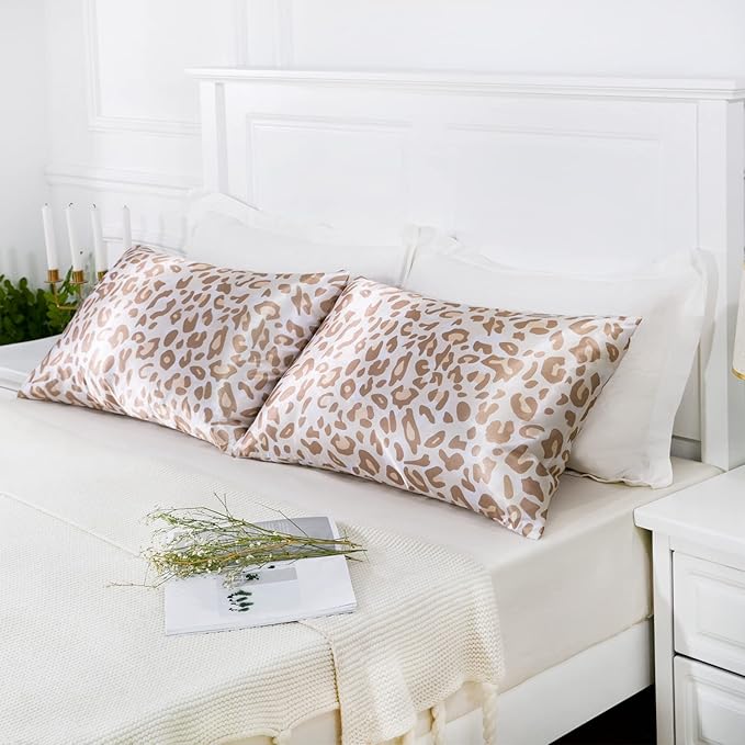 MR&HM Satin Pillowcase for Hair and Skin, Silk Satin Pillowcase 2 Pack - Image 6