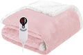 Electric Heated Blanket Throw Size 50"x60", Soft Flannel by Soypipo